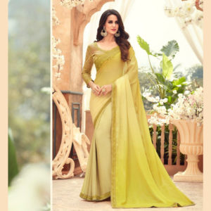 saree online sri lanka - yellow saree